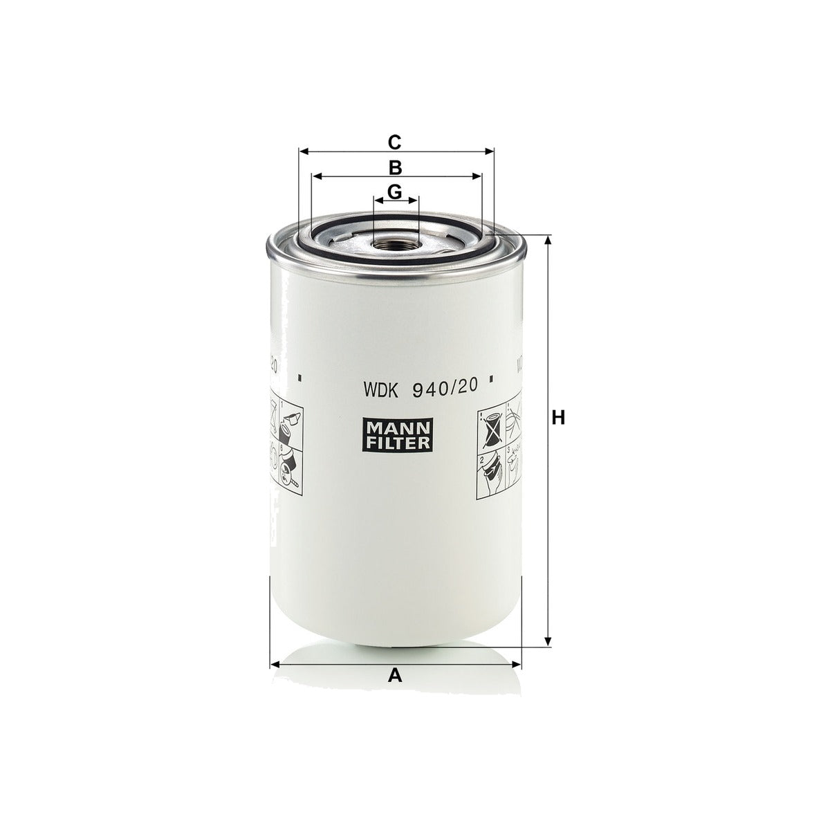Filtru combustibil Mann-filter WDK94020 – imagine 2
