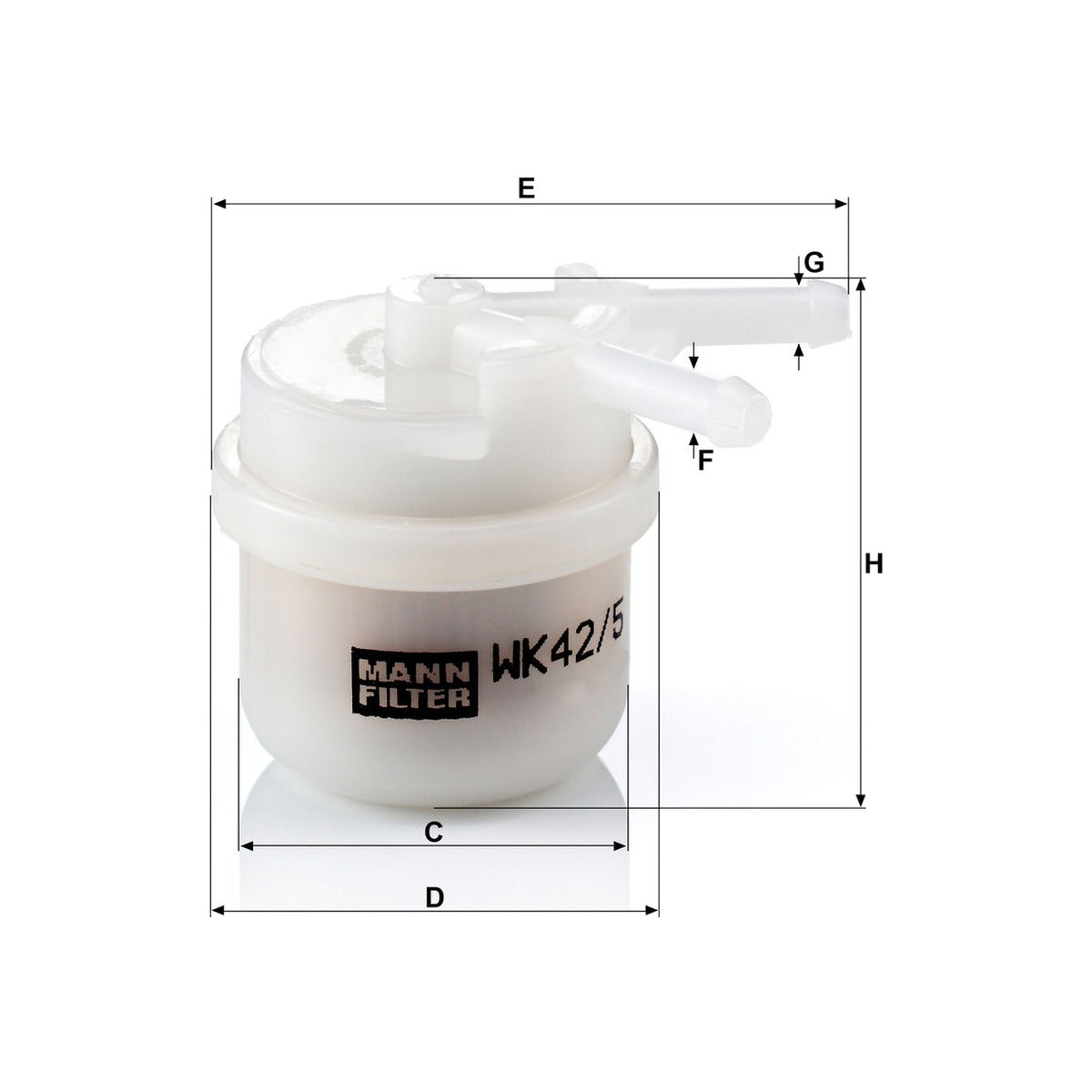 Filtru combustibil Mann-filter WK425 – imagine 3