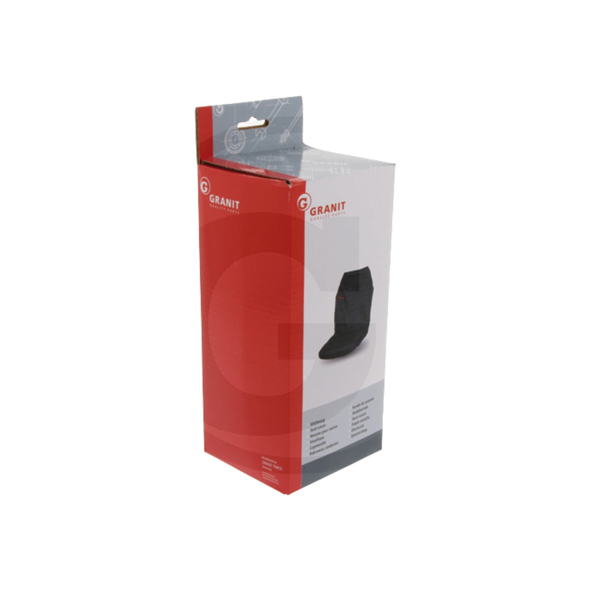 Husa scaun Negru, pentru scaune mari de tractor GRANIT 24000101 – imagine 2