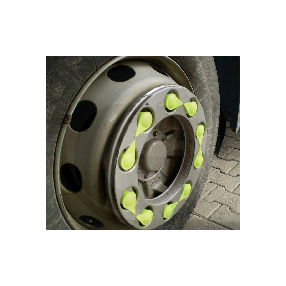 Indicator de control piulita roata "Dustite®" galben, 27 mm Checkpoint 7790400048 – imagine 4