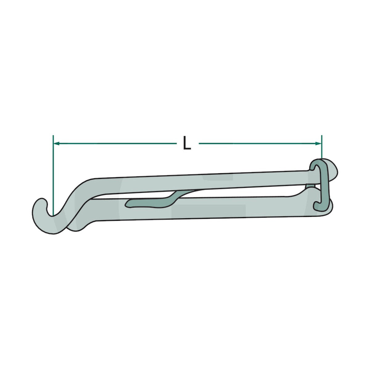 Schita dimensiuni Intinzatoare lanturi galvanizat GRANIT 22010022
