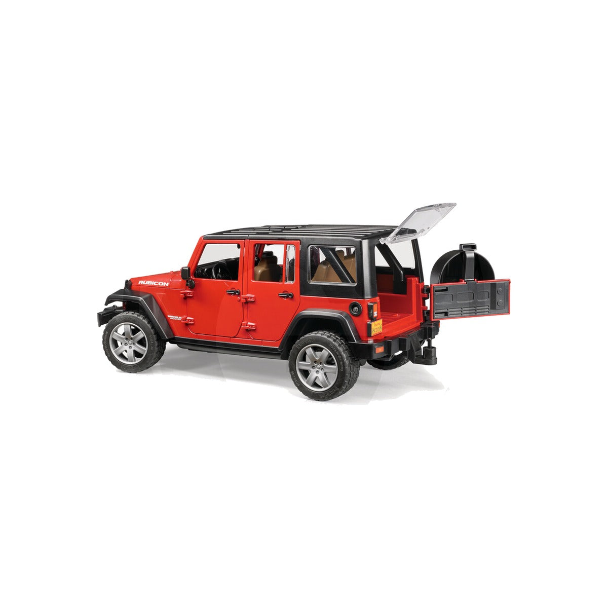 Macheta Jeep Wrangler Unlimited Rubicon, scara 1:16 Bruder 02525 – imagine 4