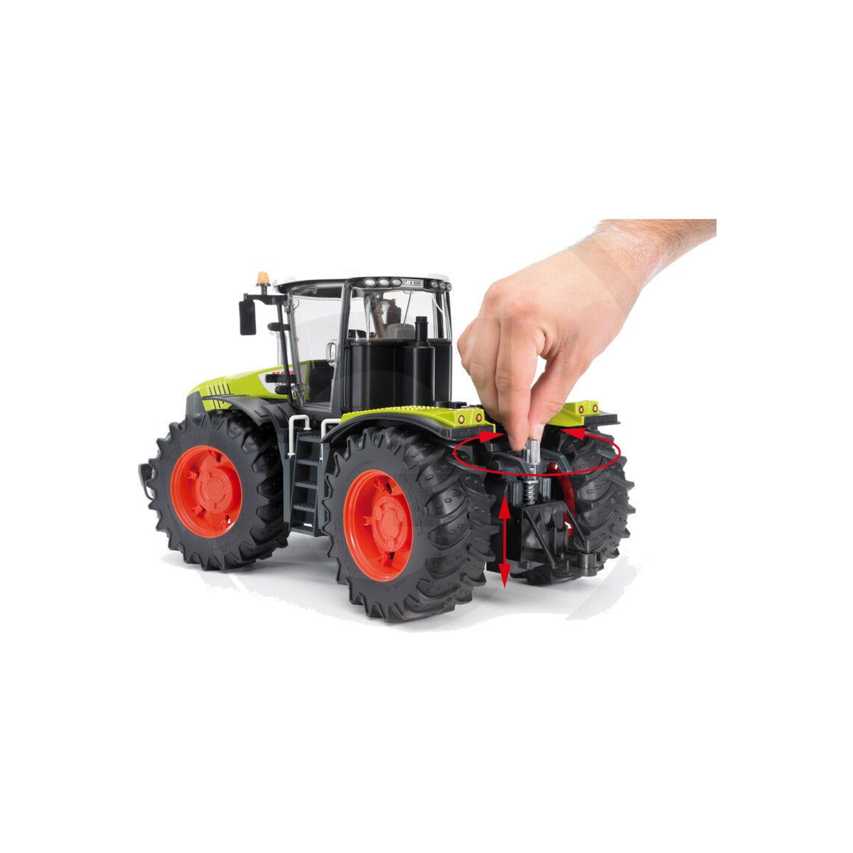 Macheta tractor Claas Xerion 5000, scara 1:16 Bruder 03015 – imagine 7