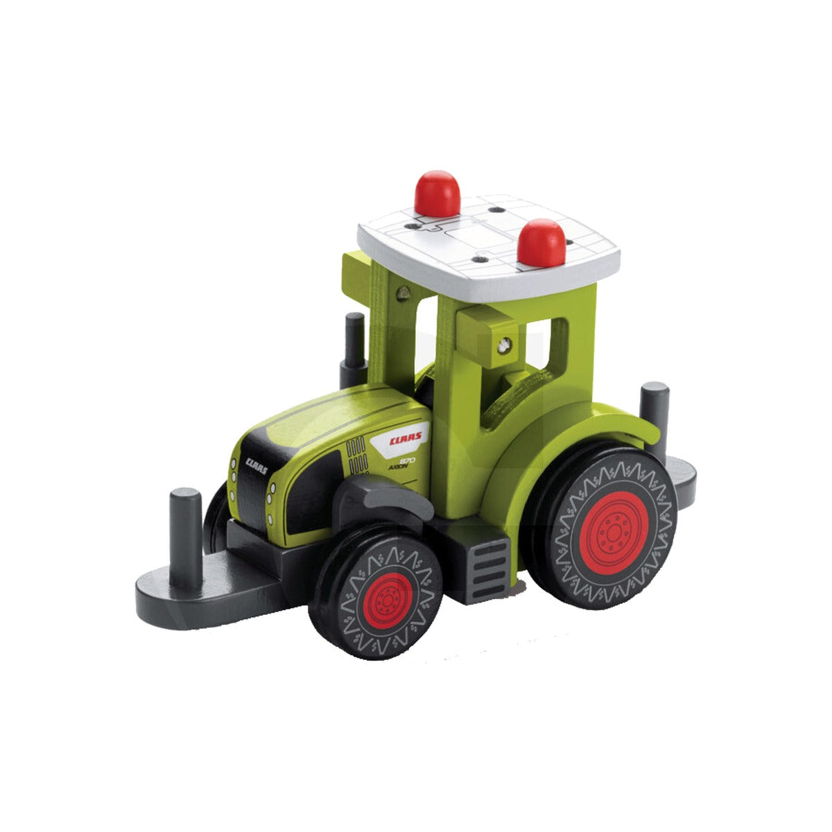 Macheta tractor din lemn Claas Axion 870 Happy People 12106430 – imagine 2