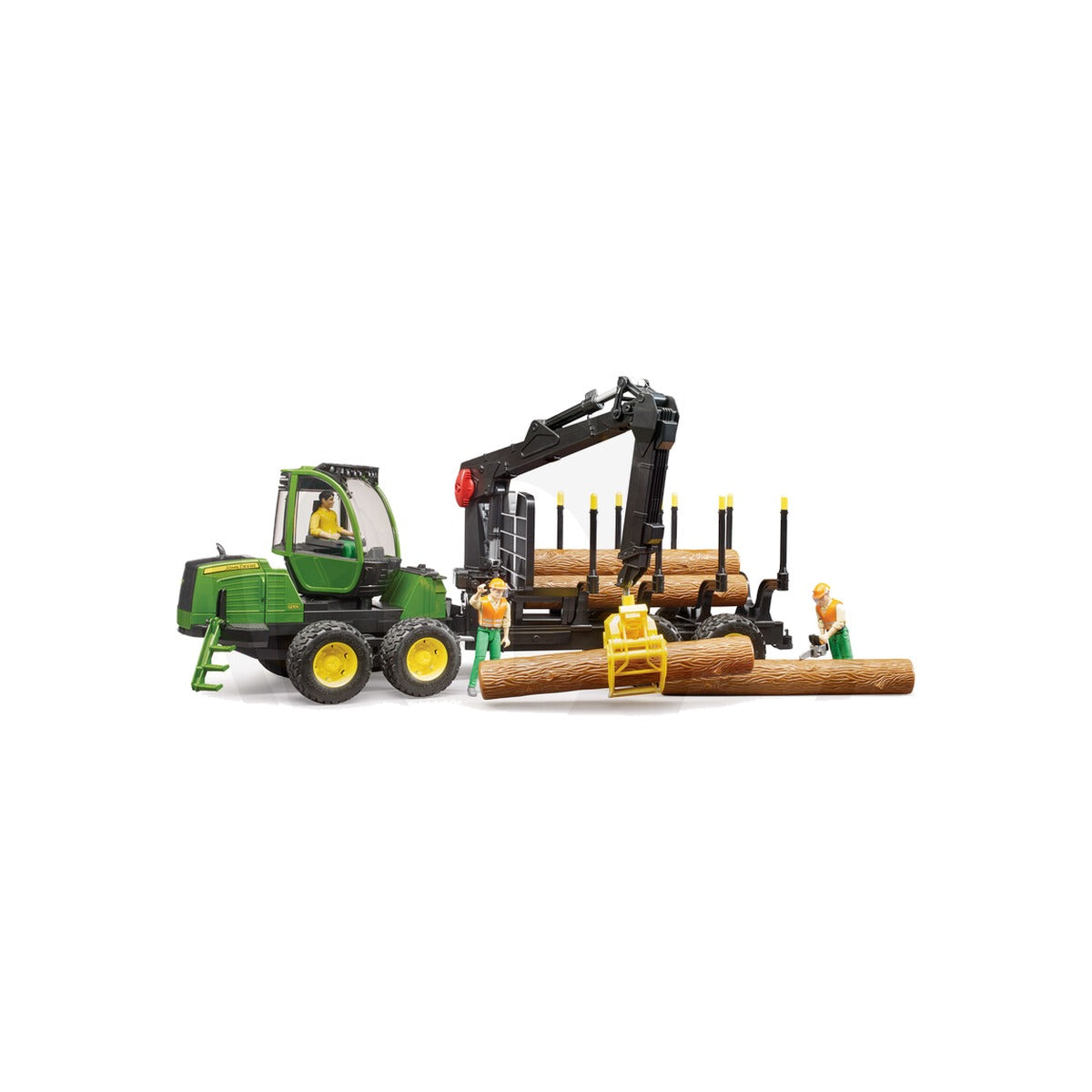 Macheta tractor forestier John Deere 1210E, scara 1:16 Bruder 02133 – imagine 2