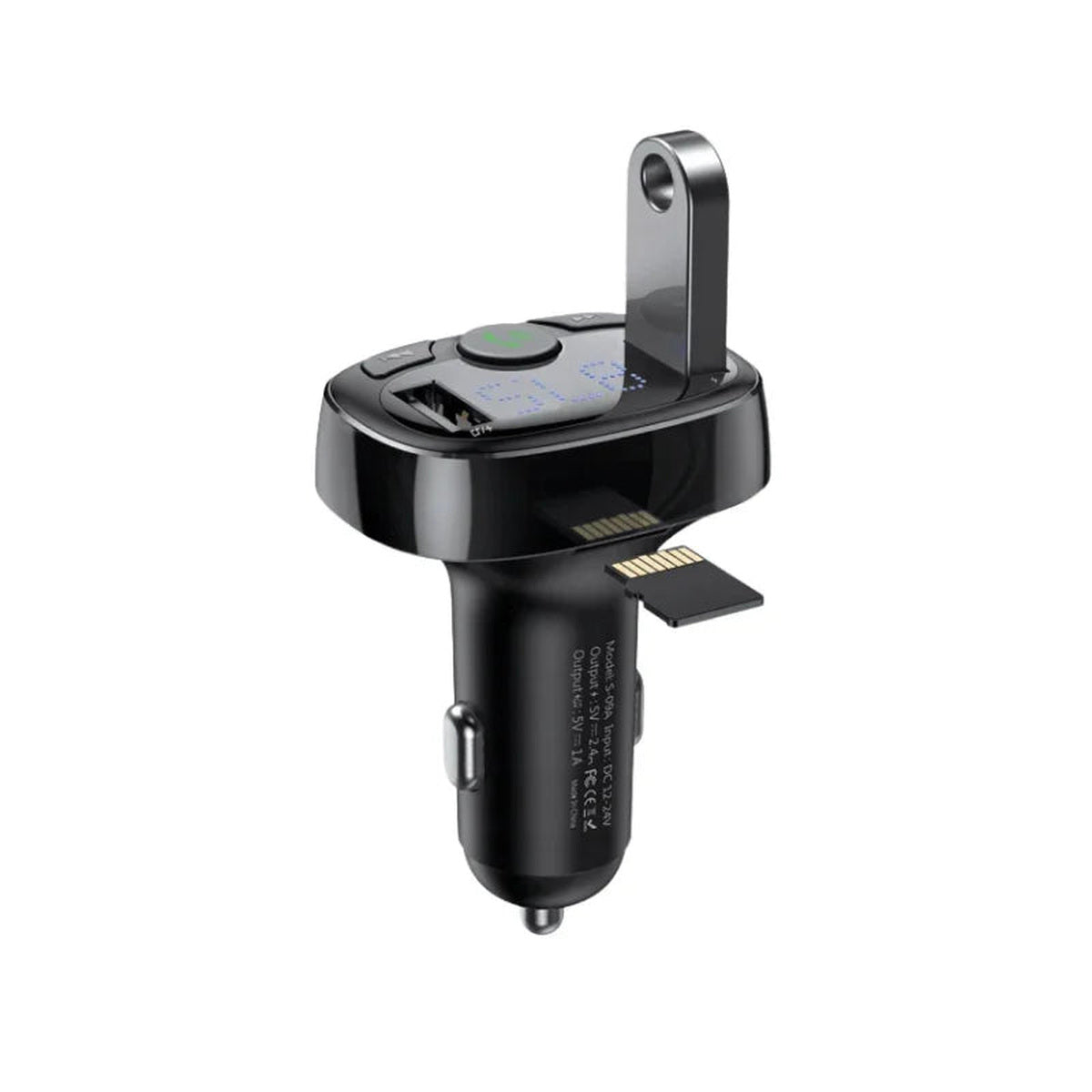 Modulator FM auto Baseus CCTM-01, slot microSD si suport