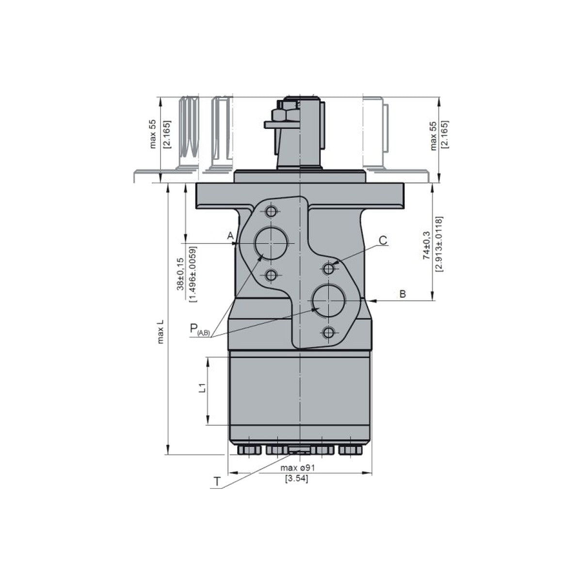 Motor hidraulic orbital M+S HYDRAULIC MP100CD – imagine 5