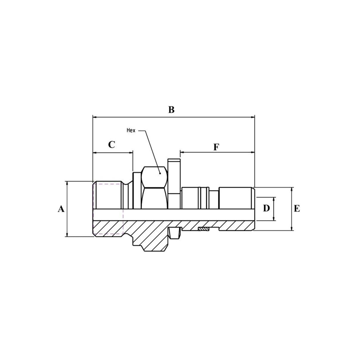 Racord hidraulic CEJN 147241616 – imagine 2