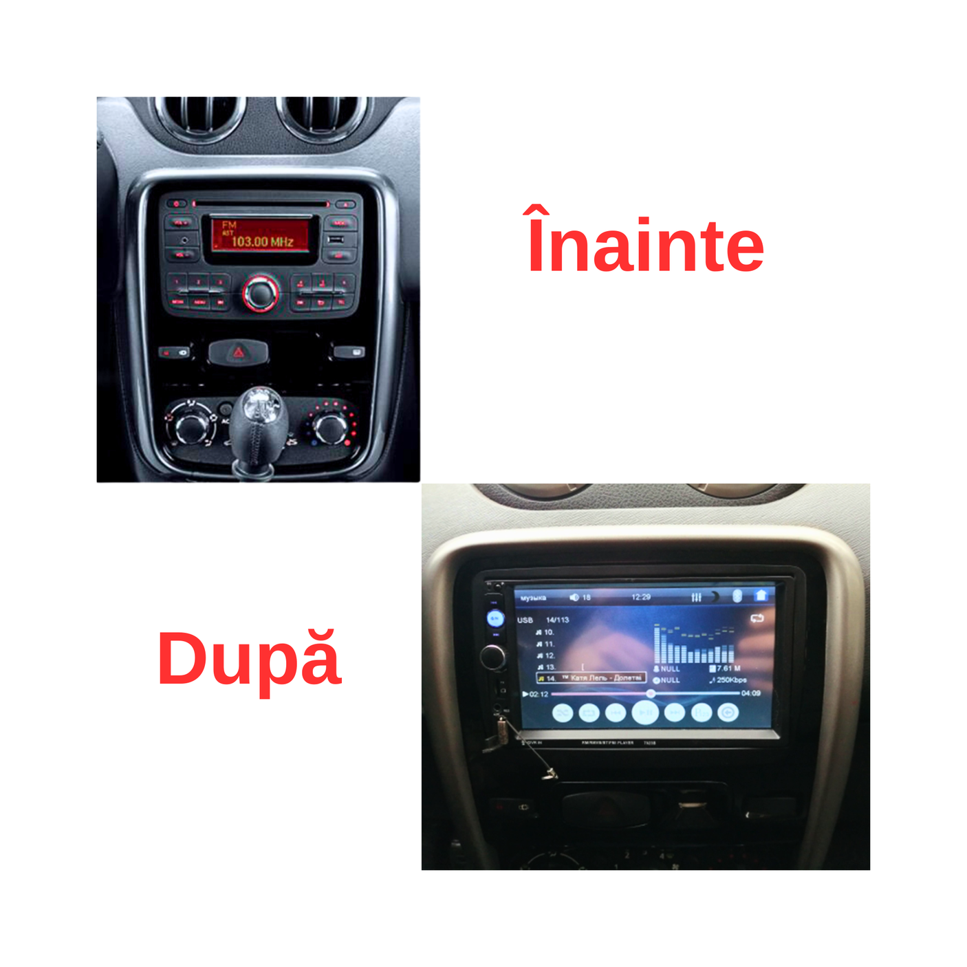 Rama adaptoare 2 din pentru Dacia Duster Logan Sandero Dokker Lodgy6