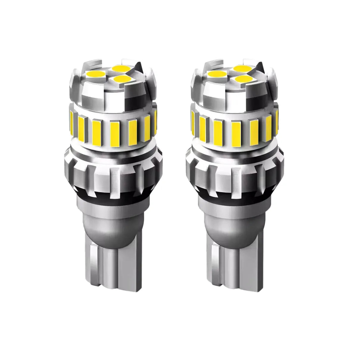 Set 2 becuri LED auto W16W CSP 6500k alb rece canbus T15 12V