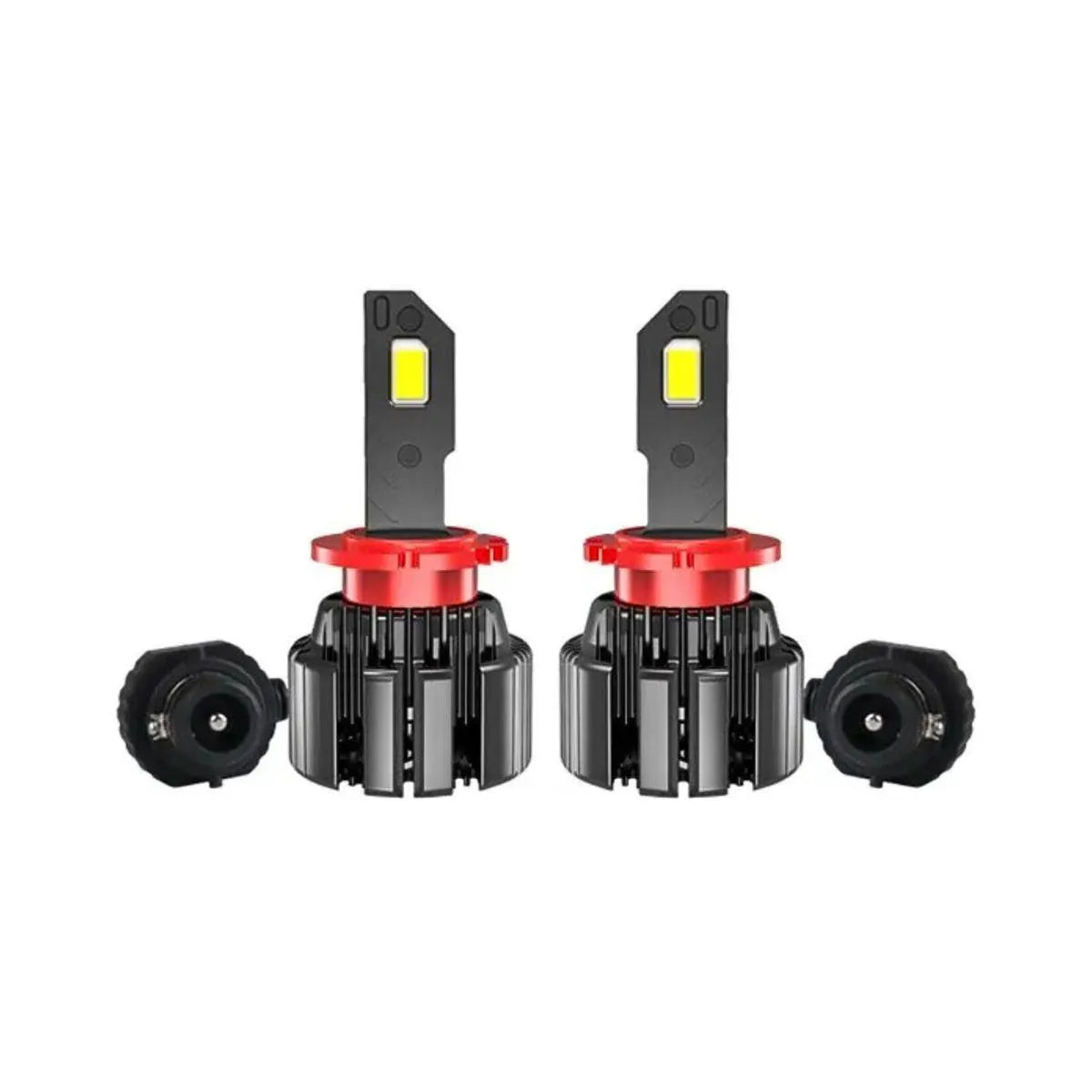 Set 2 becuri led D2S D2R 60000lm 6000k alb rece ventilator si canbus