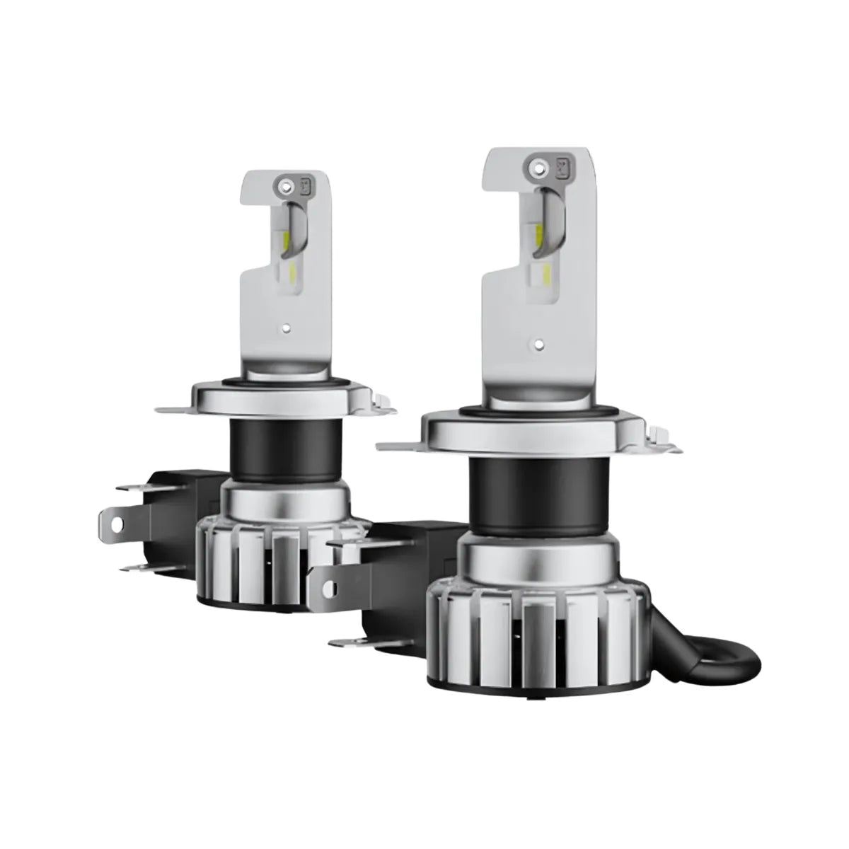 Set 2 Becuri Night Breaker Led Smart H4 +330% Blister Omologare Rar