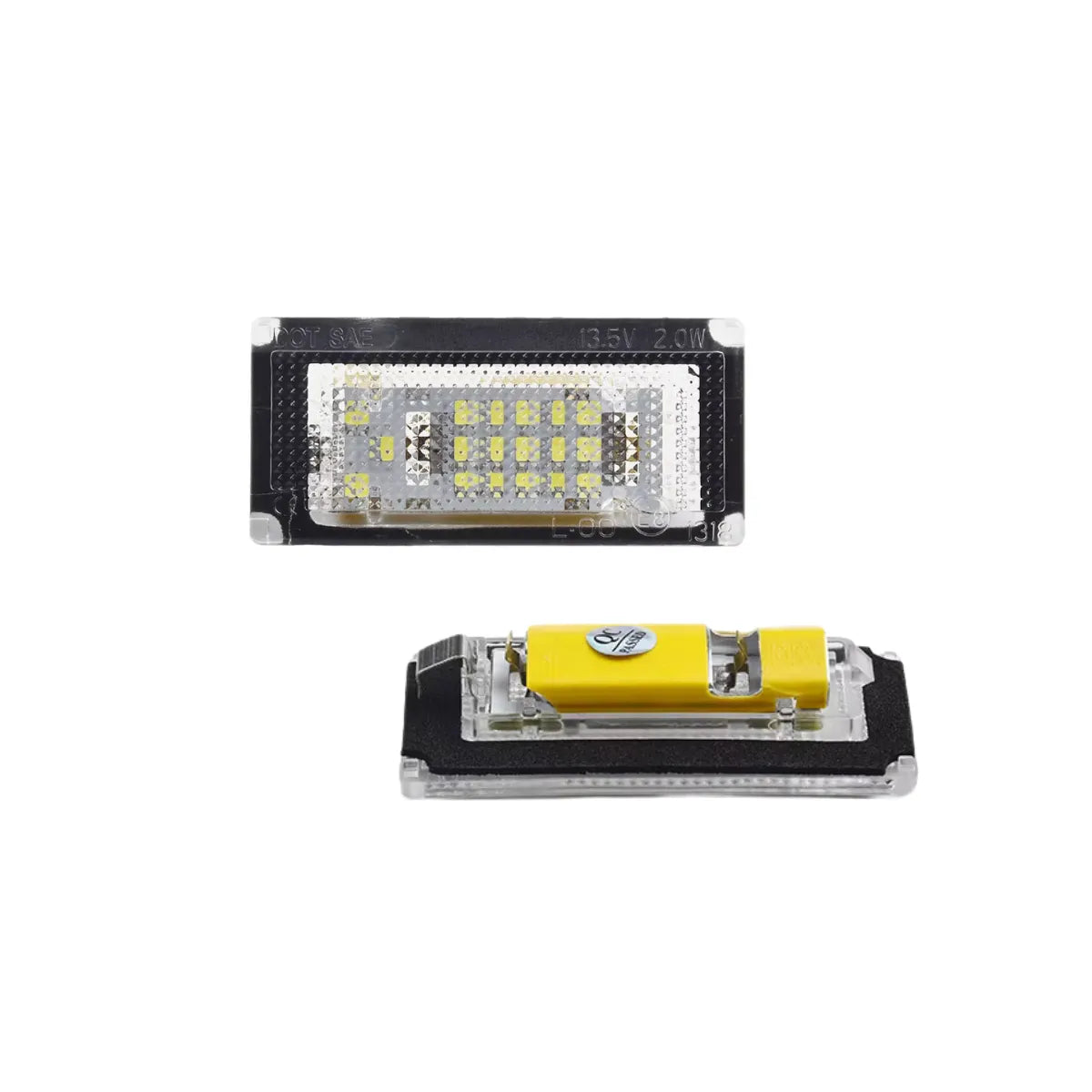 Set 2 lampi numar LED Canbus alb-rece Mini Cooper R50 R52 R53