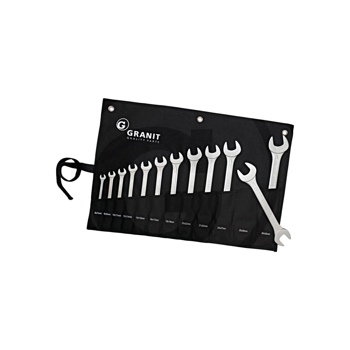 Set chei fixe duble 12 piese GRANIT BLACK EDITION 7301355