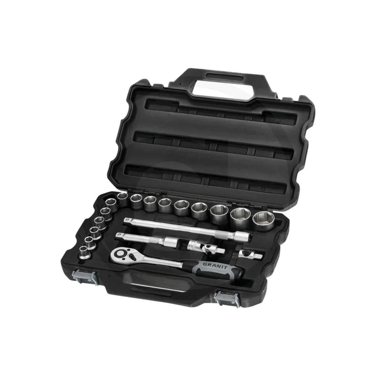 Set chei tubulare, 1/2" 20 buc., metric GRANIT BLACK EDITION 7301002