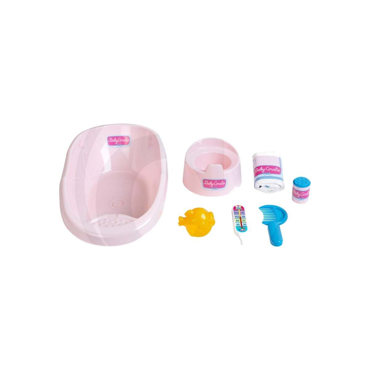 Set de baie cu cada pentru papusi Baby Coralie Klein 18503218 – imagine 2