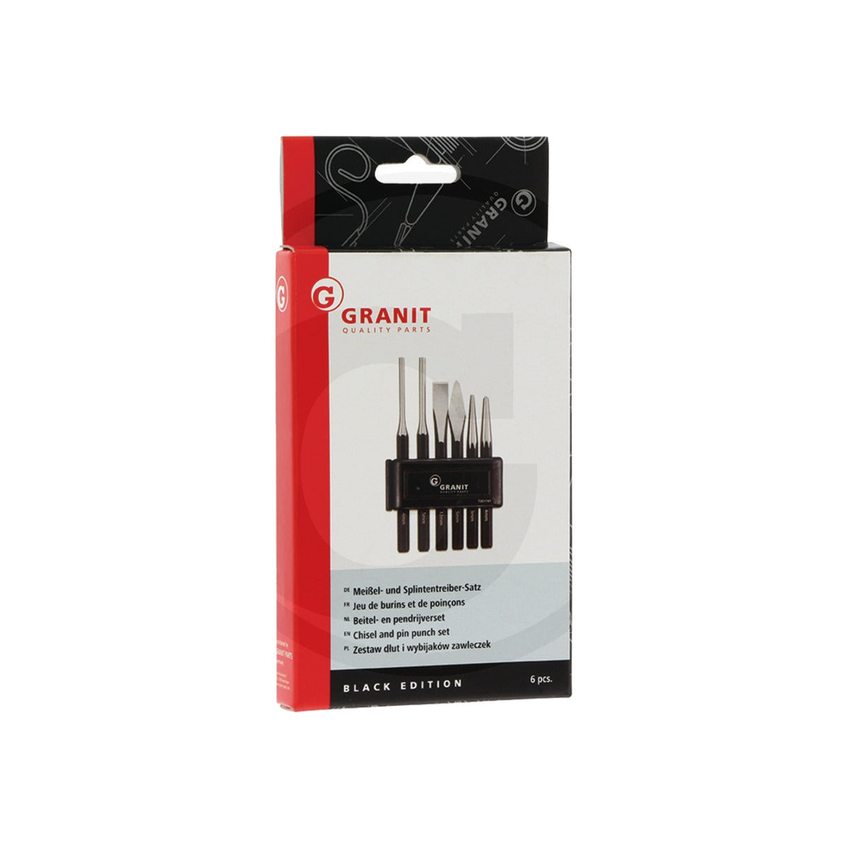 Set dornuri dalta 6 piese GRANIT BLACK EDITION 7301741 – imagine 2