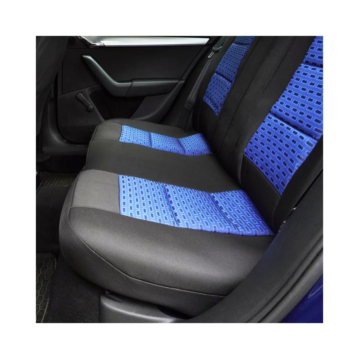 Set huse scaun Premium Lux - albastru