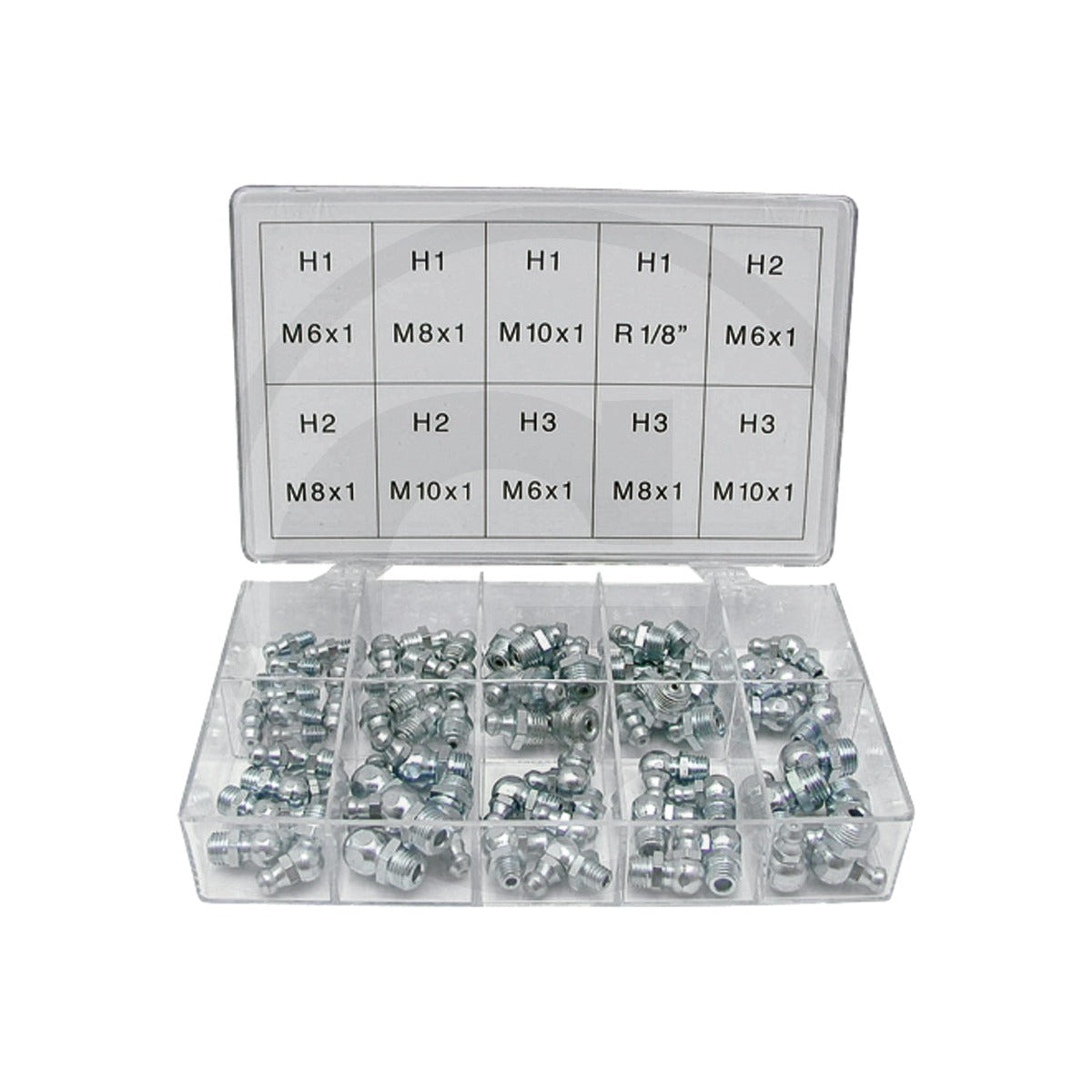 Set profesional nipluri de gresare - Cod comanda: format din 70 piese PRESSOL 50016092