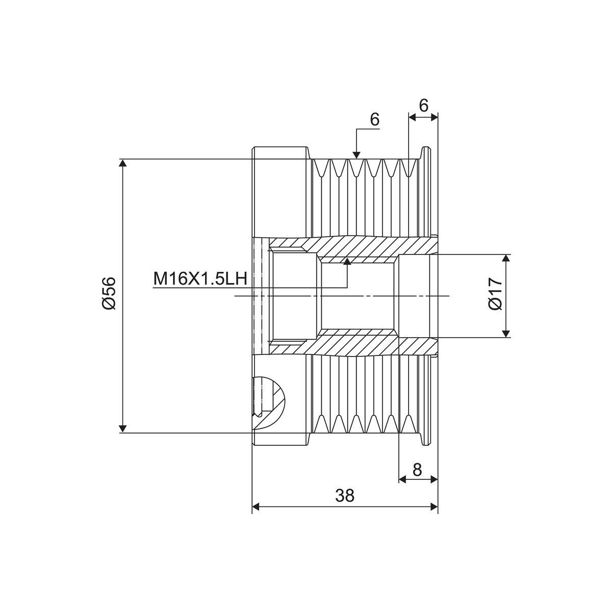 Sistem roata libera generator Valeo 588022 – imagine 5