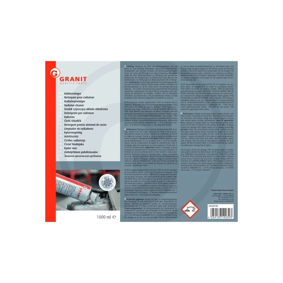 Solutie radiatoare 1000 ml GRANIT 320320108 – imagine 2