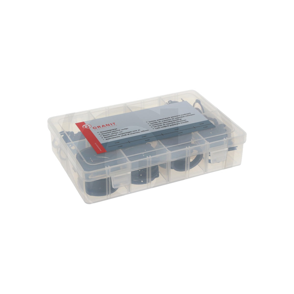 Sortiment inele de siguranta exterioare format din 250 piese GRANIT 50099006 – imagine 2