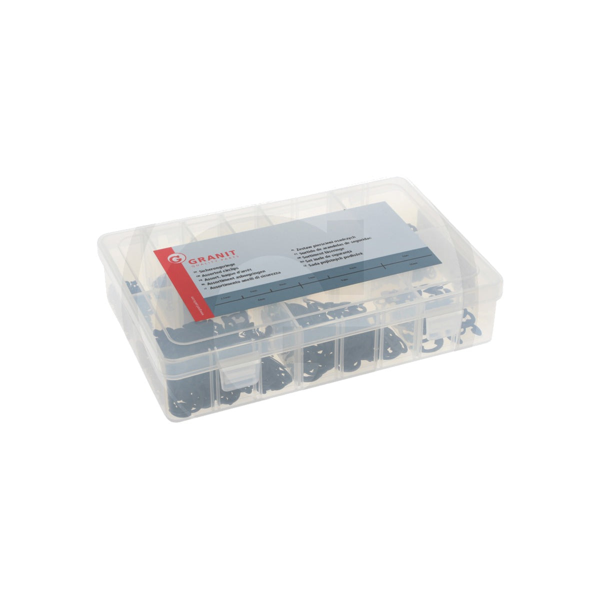 Sortiment inele de siguranta format din 1300 piese GRANIT 50099001 – imagine 2