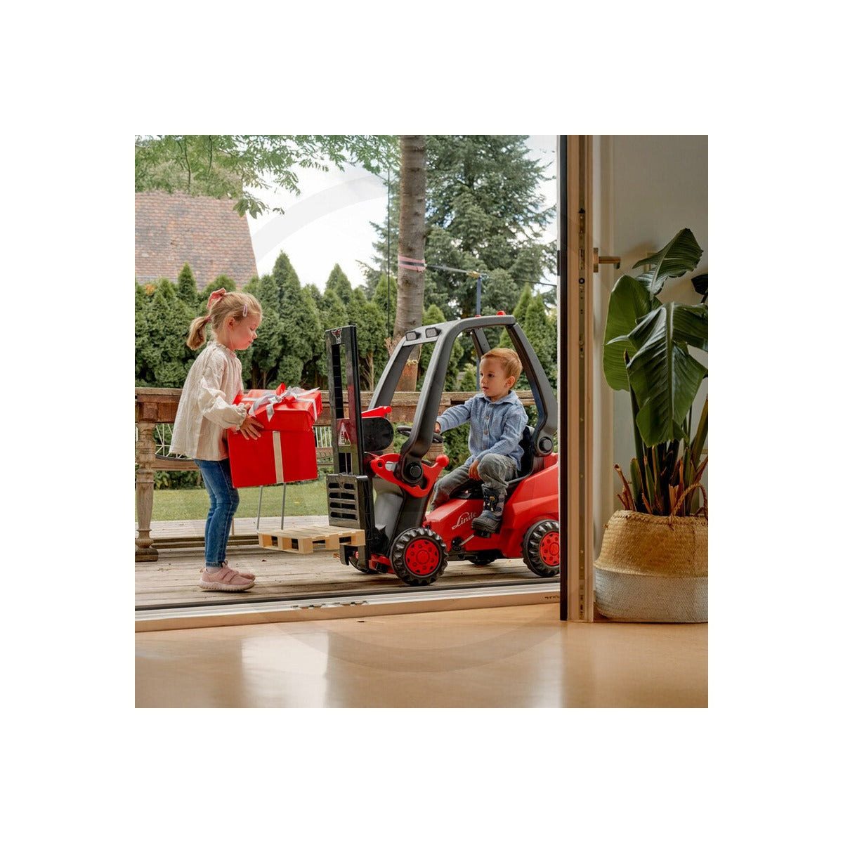Stivuitor de impins cu scaun reglabil si catarg functional BIG 60056580 – imagine 2