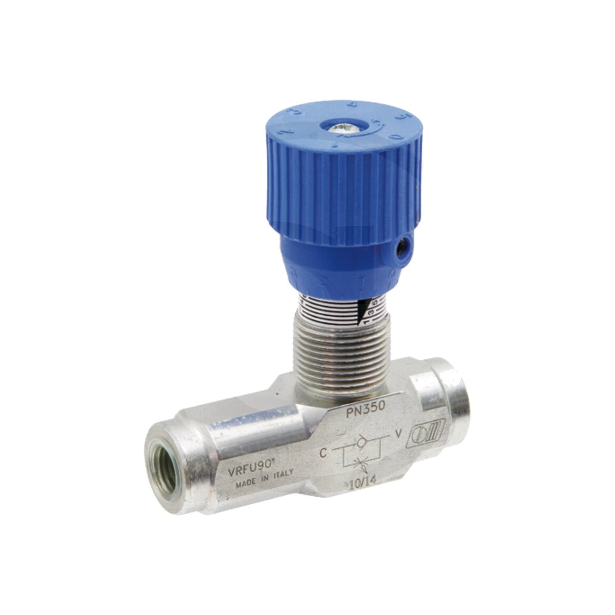 Supapa reglare debit hidraulic DRV-K-06 Mecanism de rotire din plastic OLEODINAMICA MARCHESINI 85036002 – imagine 2