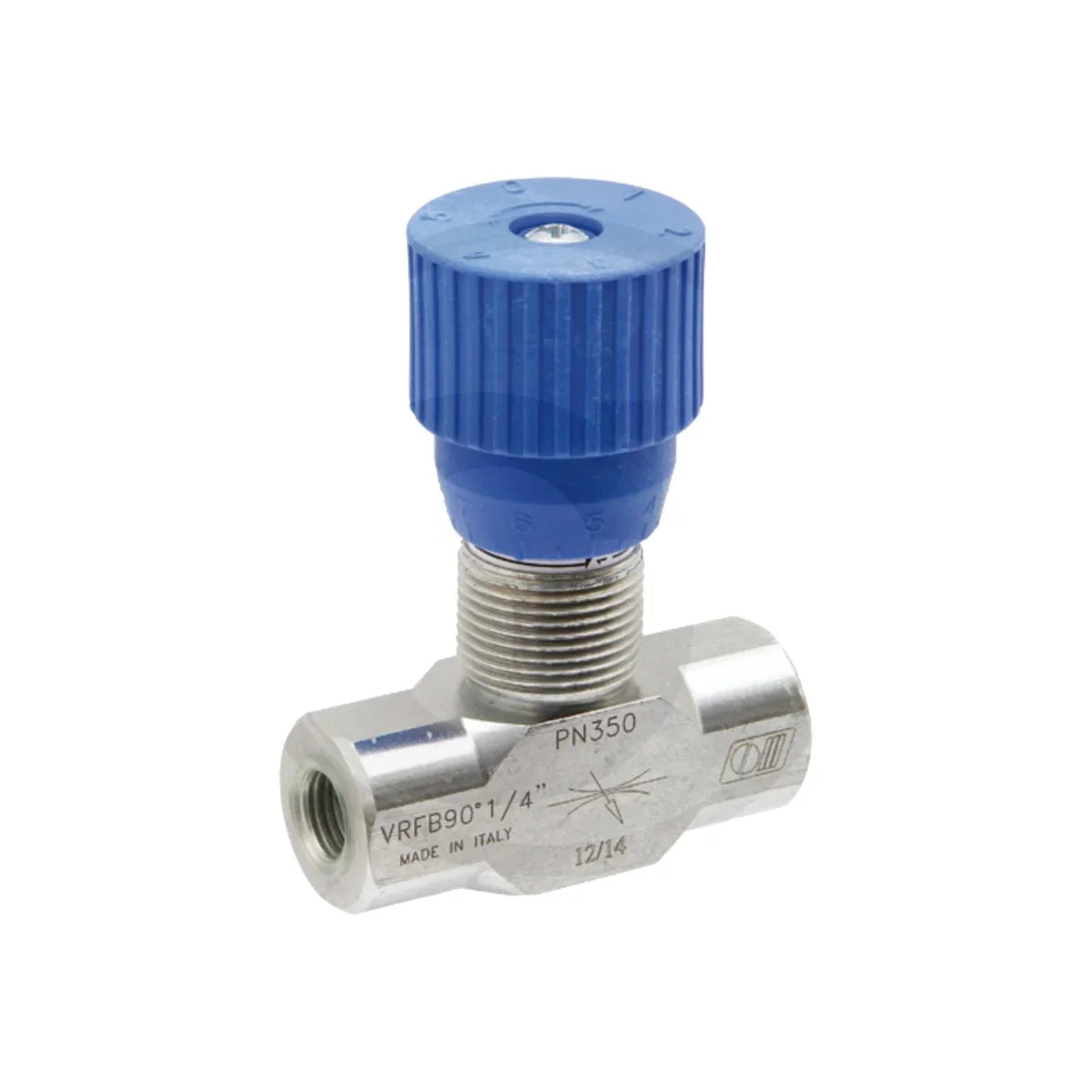 Supapa reglare debit VRFB -1/4" BSP Mecanism de rotire din plastic compatibila Amazone OLEODINAMICA MARCHESINI 85036015 – imagine 2
