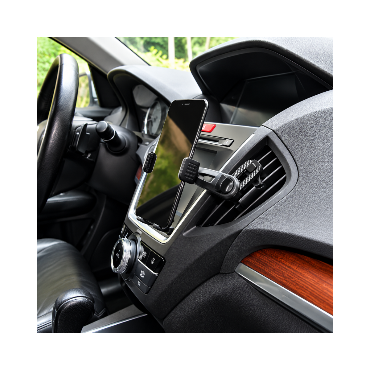 Suport telefon auto extensibil 55-83mm cu prindere in grila de ventilatie