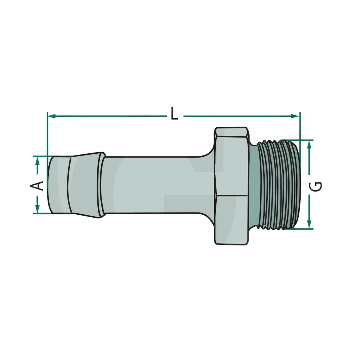 Schita dimensiuni Suporturi furtun Racord furtun 13 mm pentru Amazone GRANIT 82770094