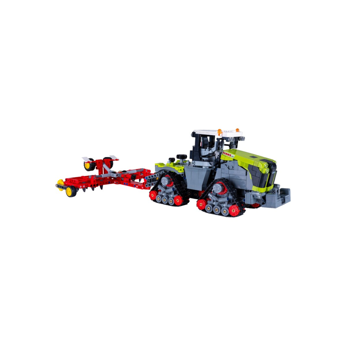 Tractor din caramizi de construit CaDA Claas Xerion 5000, 1336 de piese, scara 1:32 Jamara 47232300 – imagine 6