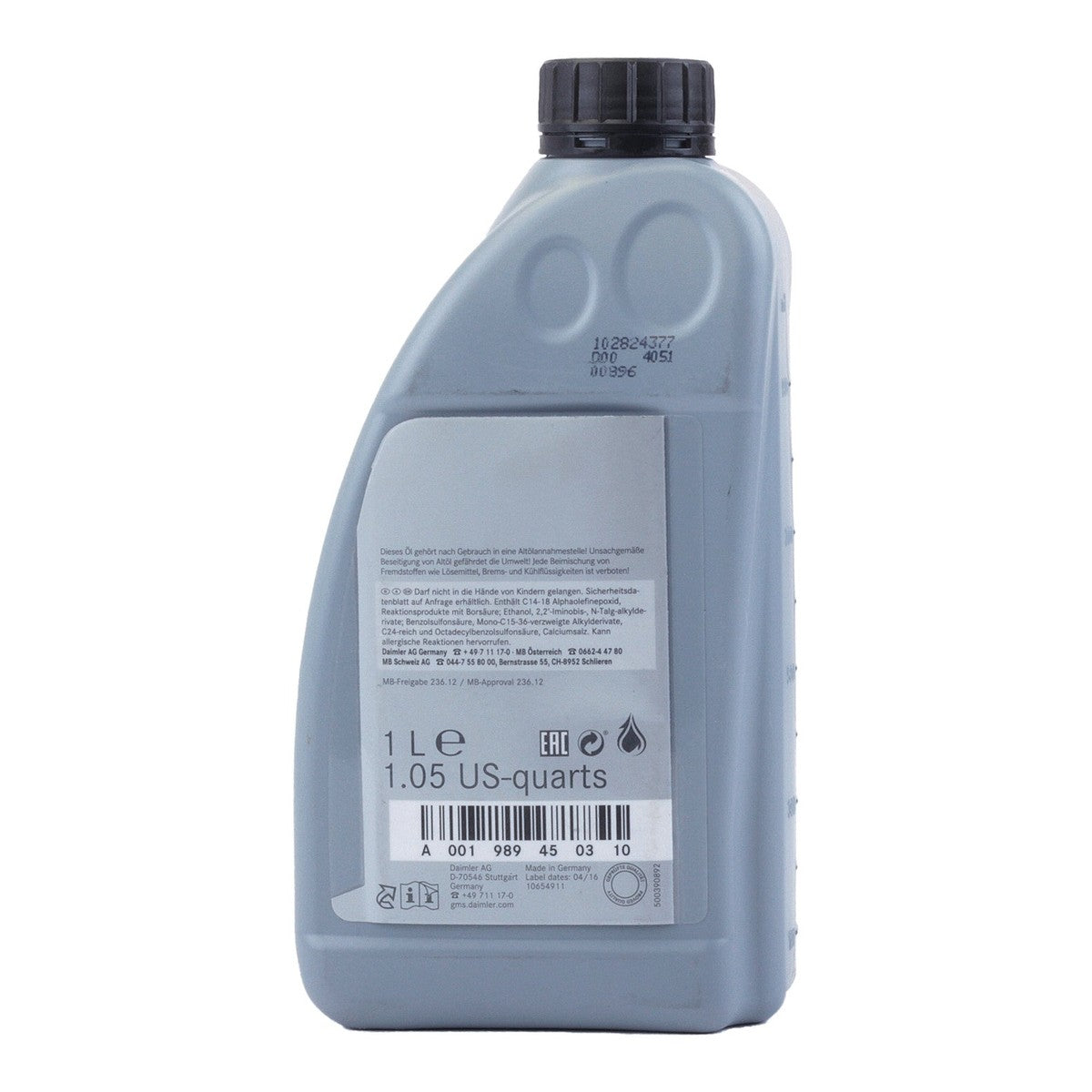 Ulei cutie viteze automata Mercedes ATF 3353 (MB 236.12) 1L Mercedes-Benz A001989450309 – imagine 3