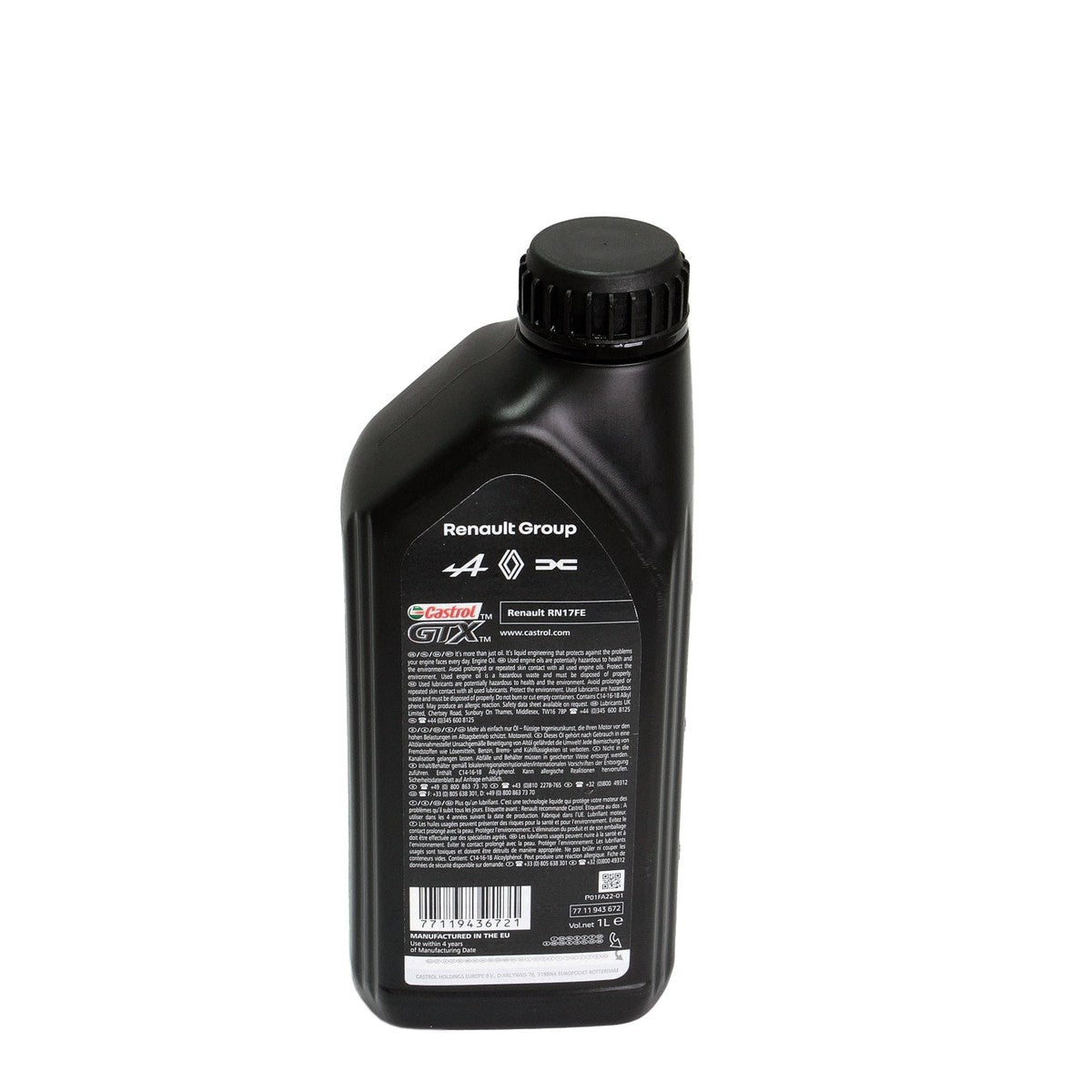 Ulei motor Renault Castrol Rn-Spec 0W20 RN17 FE 1L 7711943672 – imagine 3