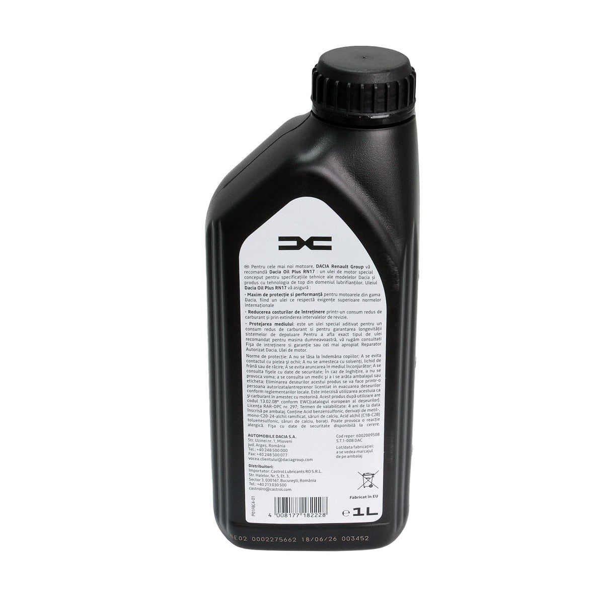Ulei motor turisme Dacia Oil Plus 5W30 1L Renault 6002009508 – imagine 3