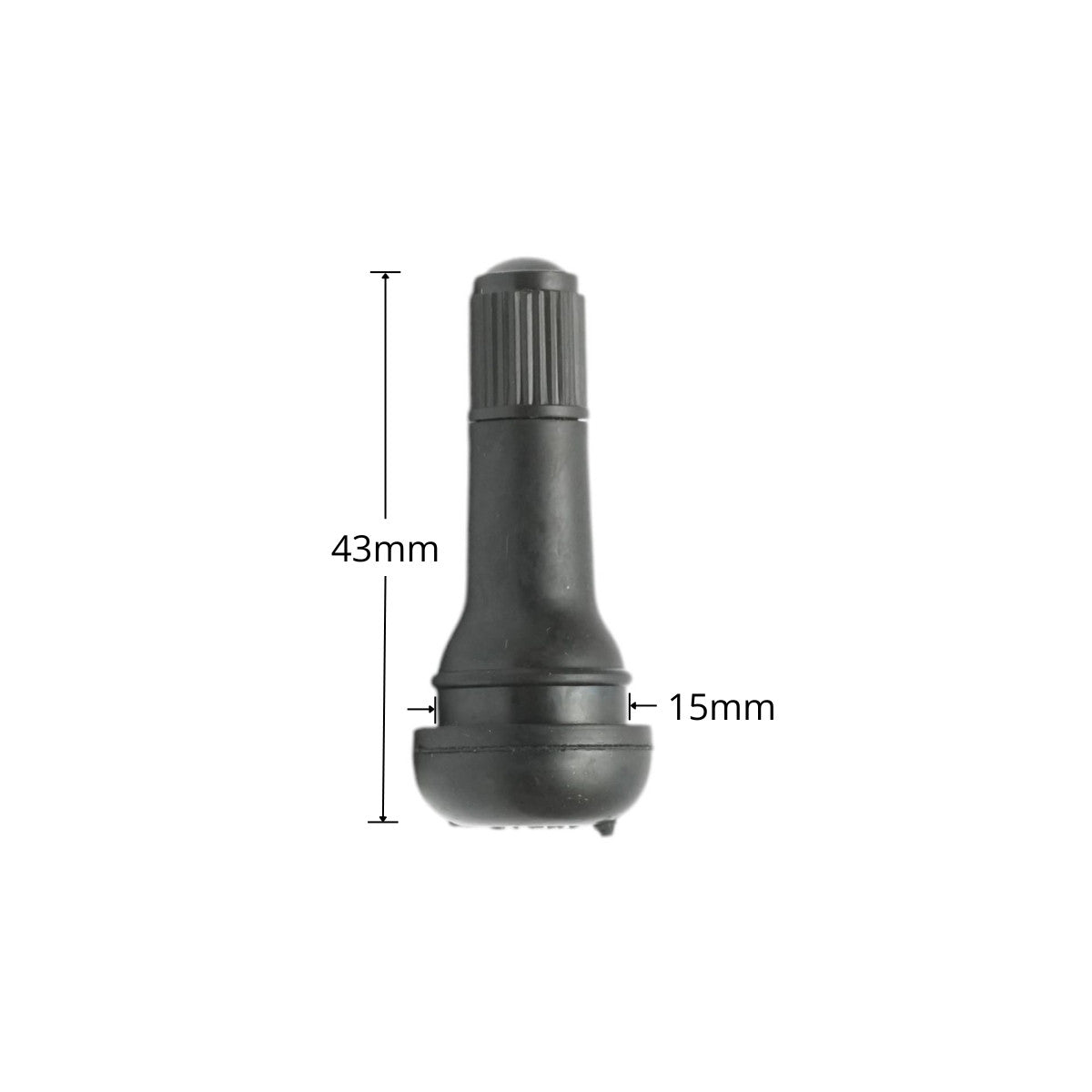 Valva roata tubeless premium EPDM 43mm BRECKNER GERMANY DISSY13