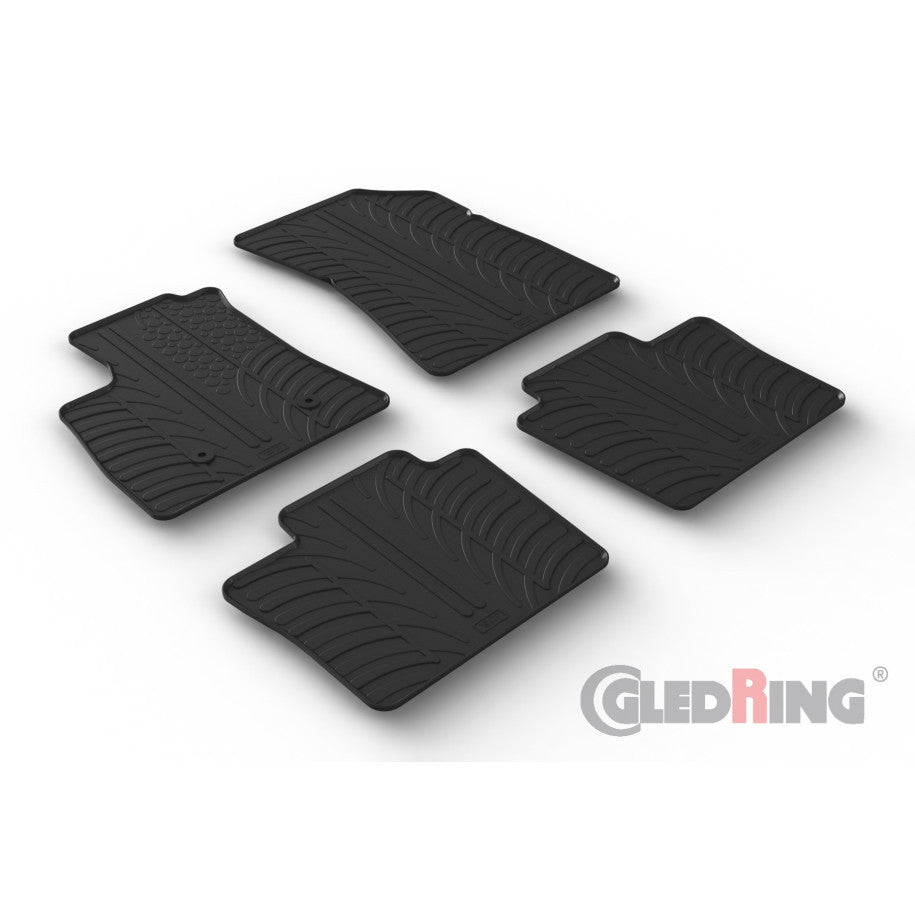 Set 4 covorase cauciuc dedicate RENAULT RAFALE HYBRID SUV 2024-> (automa Gledring GL0026