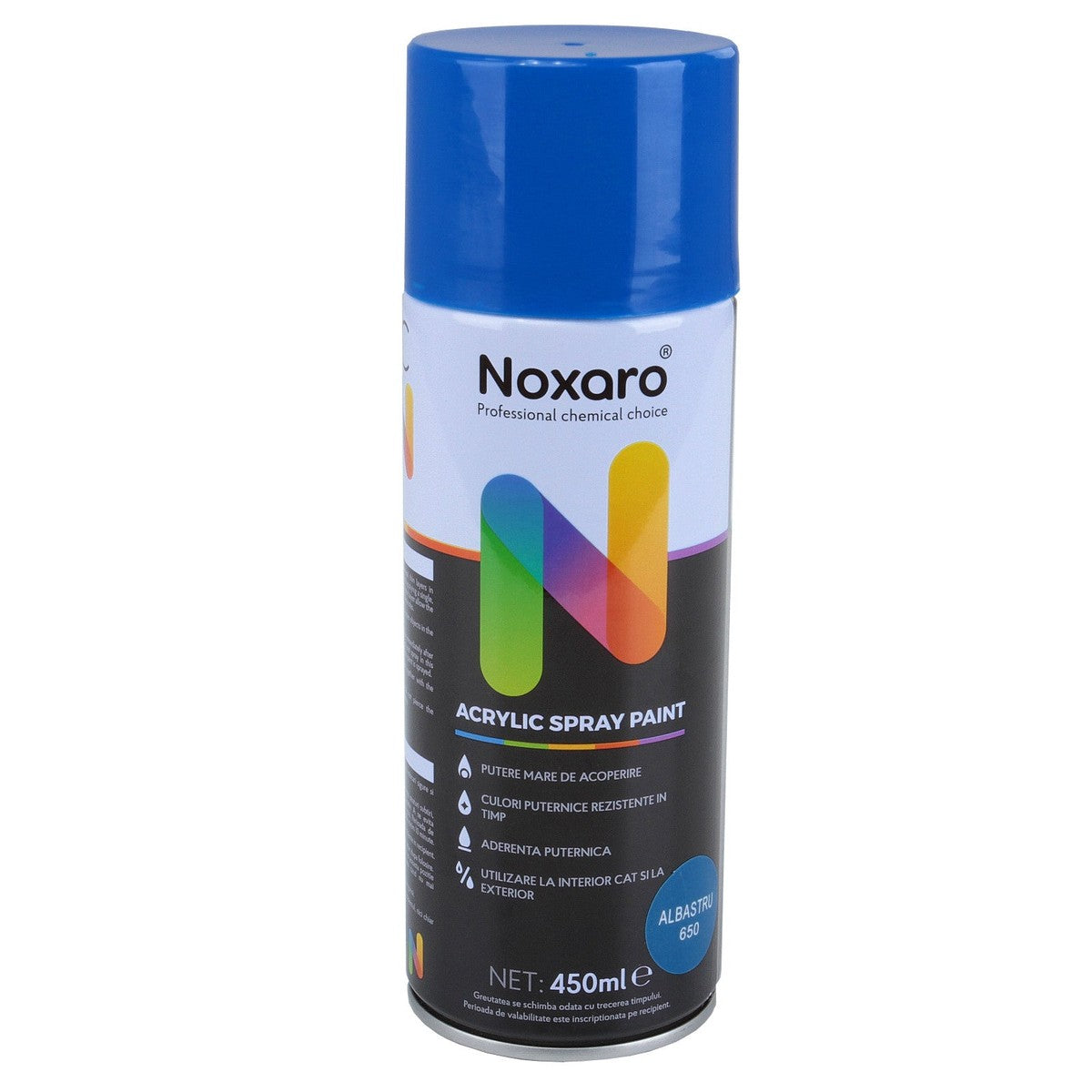 Vopsea spray 450 ml Albastru 650 Noxaro NXVPS008