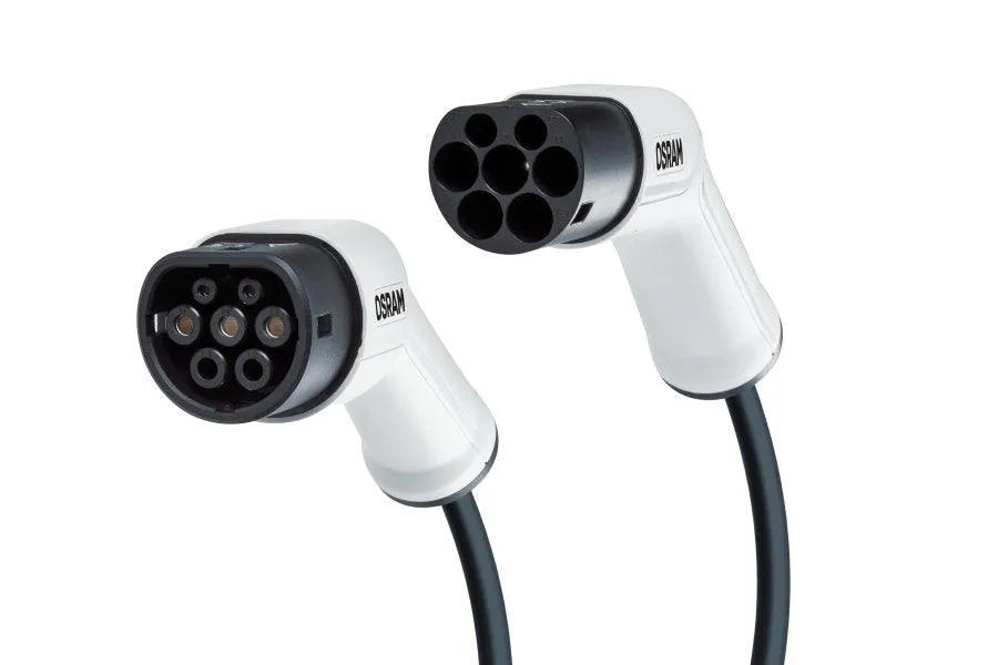 Cablu incarcare masina electrica batterycharge 7pin 1phase 32a 7.2kw type 2 to type 2 osram