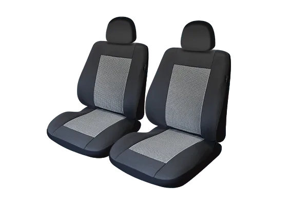 Huse scaun fata lux gri - set 2 buc