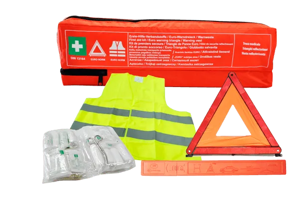 Kit trusa medicala, vesta si triunghi