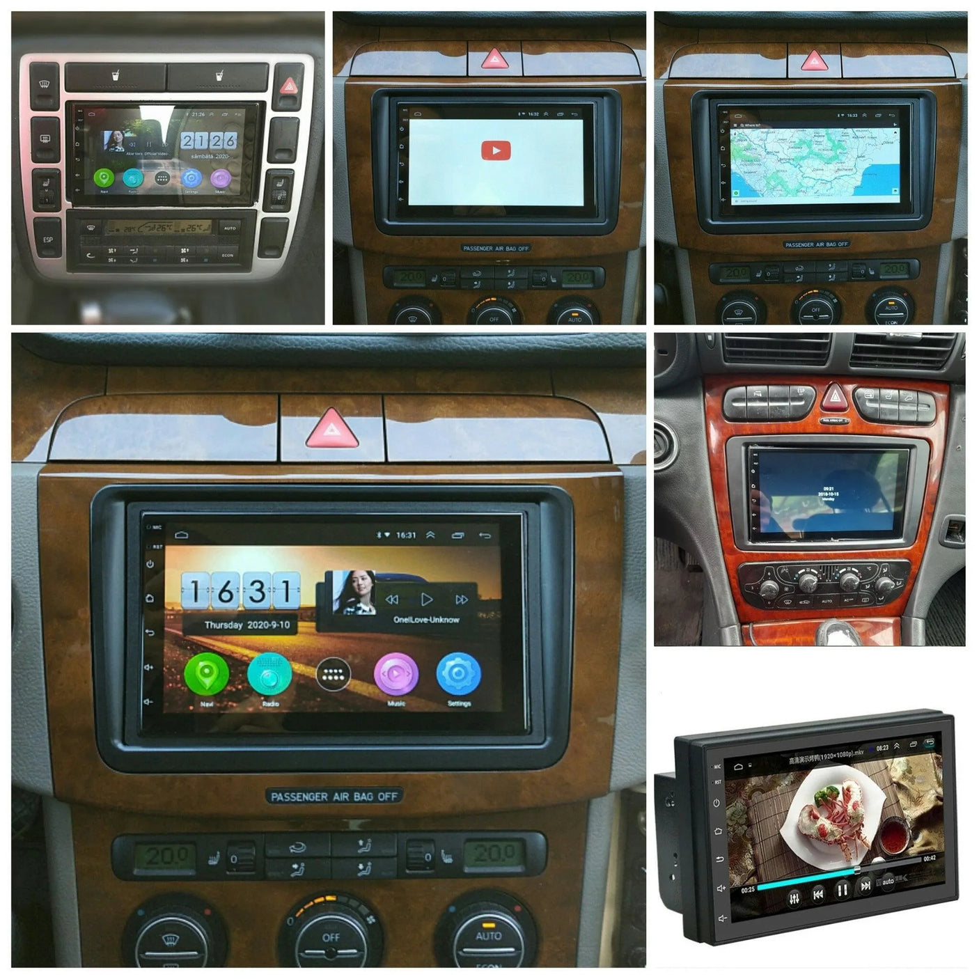 Navigatie auto Android 13 2DIN 7” Inch 1gb ram wifi hotspot bluetooth