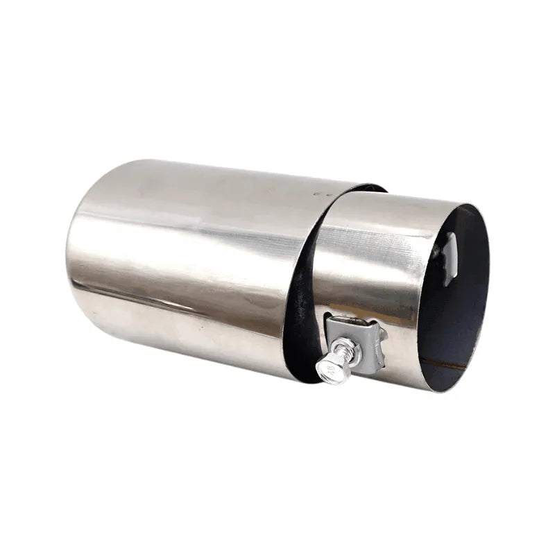Ornament toba esapament drept otel inoxidabil argintiu 32-58mm