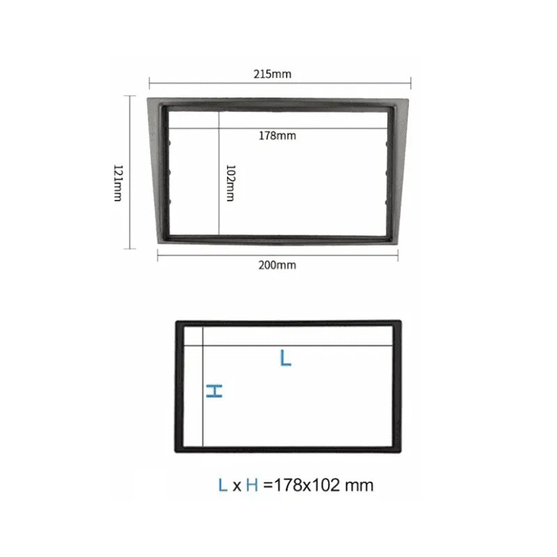 Rama adaptoare 2 din pentru Opel Astra H Zafira Corsa Antara Vectra