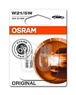 Set 2 becuri 12v w21/5w original blister osram