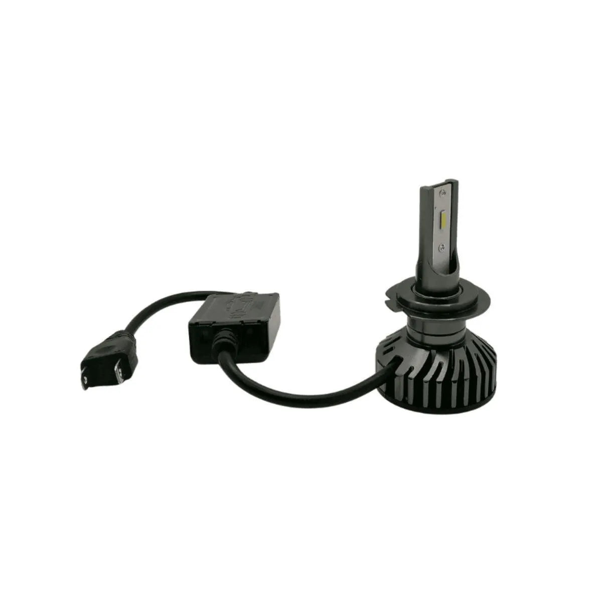 Set 2 becuri led H7 csp 26000lm 6000k alb-rece ventilator