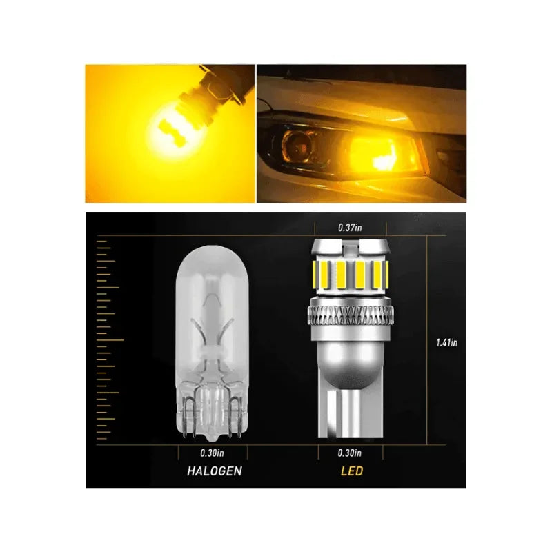 set-2-becuri-led-semnalizare-auto-w5w-csp-portocaliu-canbus-t10-12v-5