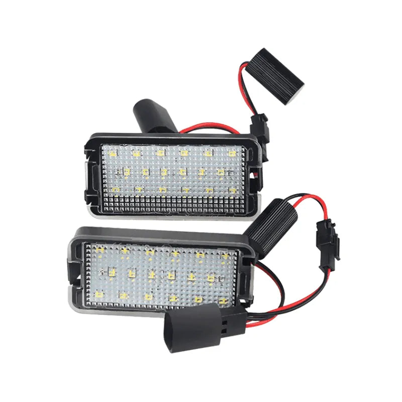 Set 2 lampi numar led 6000k alb-rece Seat Altea Arosa Cordoba Ibiza