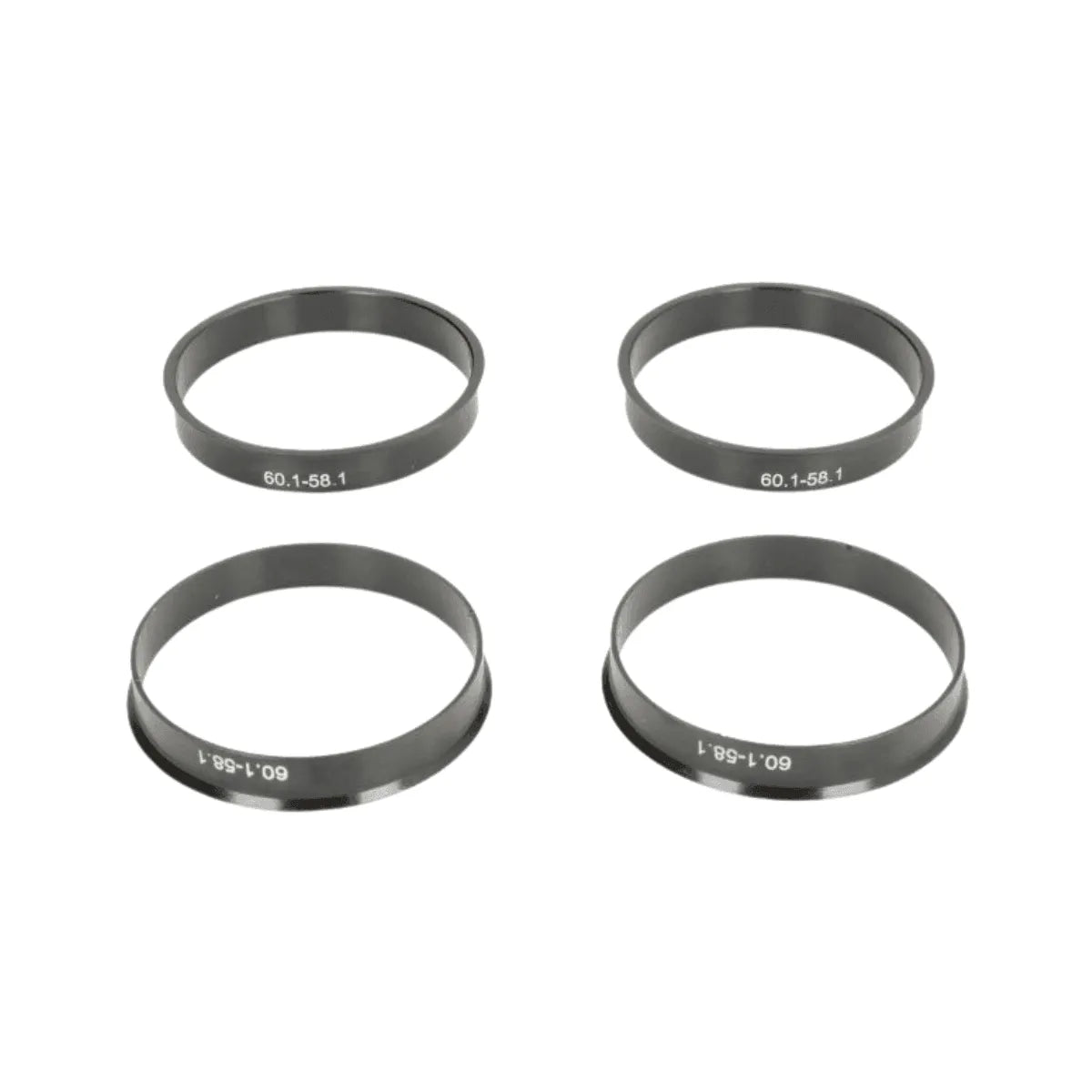Set 4 inele centrare din ABS 60.1X58.1 mm pentru jante aliaj